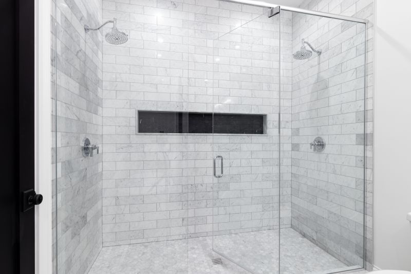 Marble Accented Shower